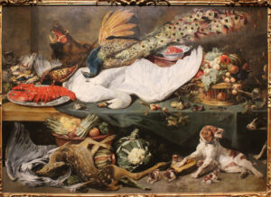 Frans Snyders, Still-Life With a Bitch and Her Litter, 1620-30 Oil on canvas Old Masters Picture Gallery, Dresden