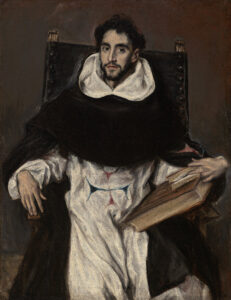El Greco, Fray Hortensio Félix Paravicino, 1609 Oil on canvas, 44.13 x 33.89 in Museum of Fine Arts Boston