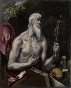 El Greco, Saint Jerome, 1610 Oil on canvas Hispanic Society of America