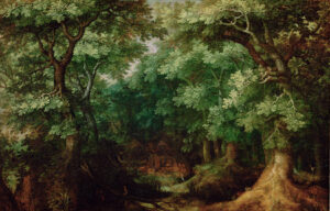Gillis van Coninxloo, Wooded Landscape, circa 1600 Oil on panel, 22 x 33.4 in Kunsthistorisches Museum, Vienna