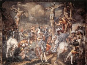 Pordenone, Golgotha, 1520 Fresco, 29.5 x 39.4 ft Cremona Cathedral