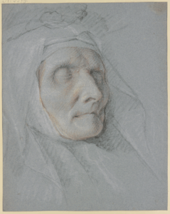 Frans Snyders, Head of a Dead Nun Chalk, 12.2 x 9.8 in Städel Museum, Frankfurt