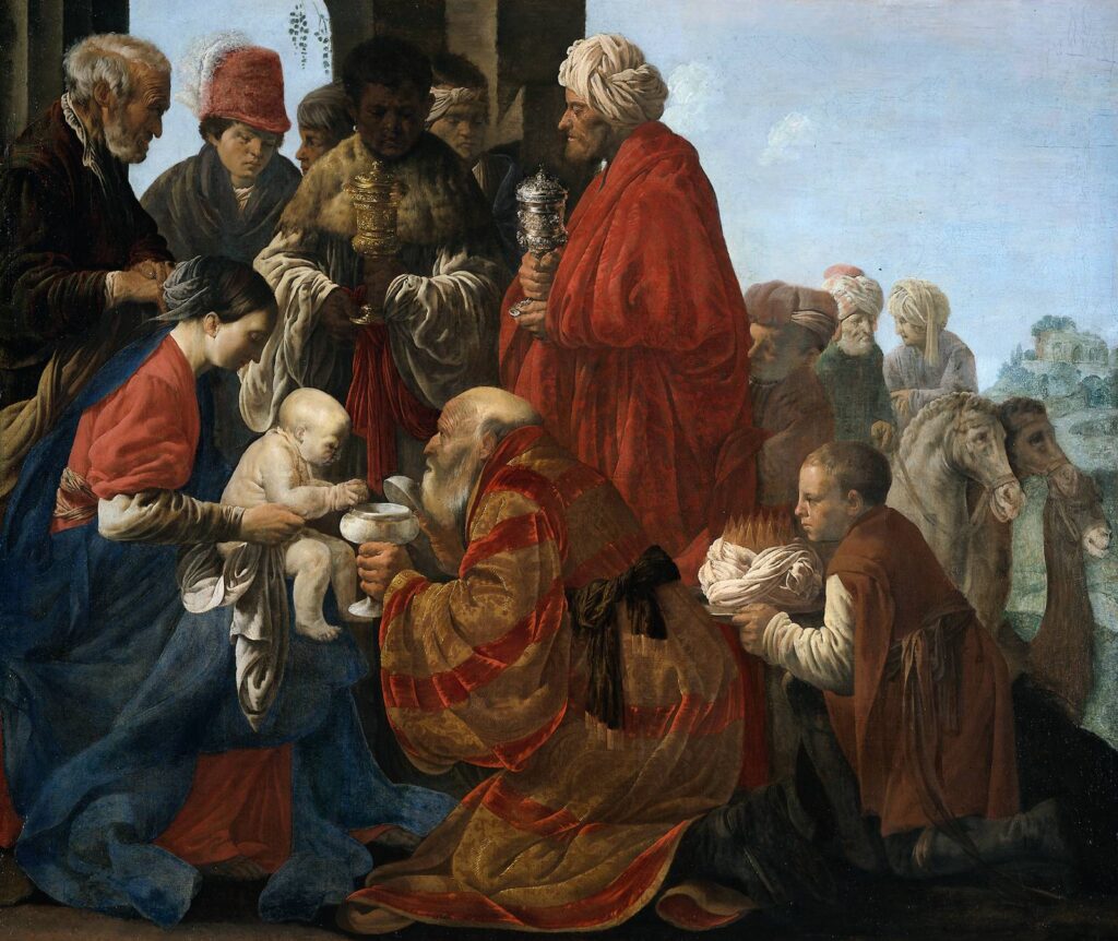 Hendrick ter Brugghen, The Adoration of the Kings, 1619 Oil on canvas, 52.1 x 63.1 in Rijksmuseum, Amsterdam