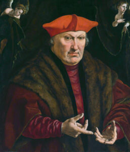 Jan Cornelisz Vermeyen, Portrait of Erard de la Marck, c 1528–1530 Oil on panel, 25.4 x 21.9 in Rijksmuseum, Amsterdam