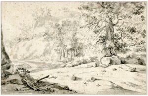 Adam Pynacker, Mountainous landscape, 17th centuryontent Library of Leiden University, Belgium