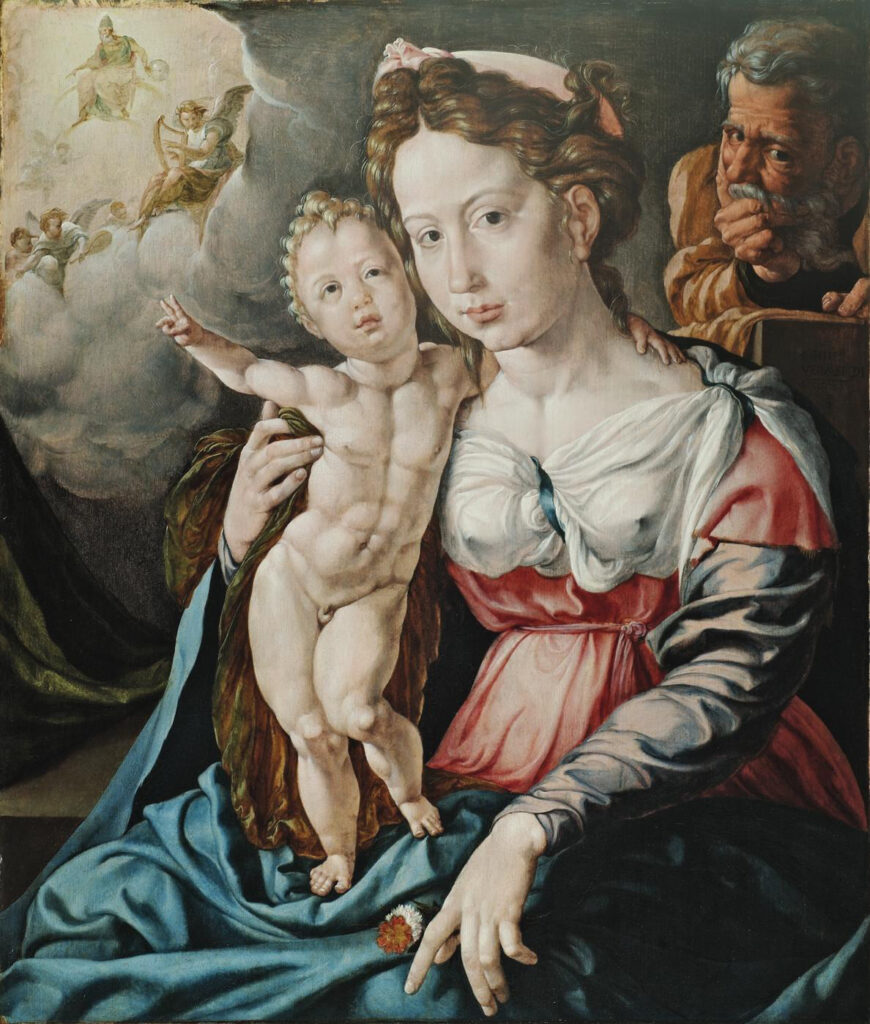 Jan Cornelisz Vermeyen, The Holy Family, c 1528–1530 Oil on panel, 25.3 x 21.5 in Rijksmuseum, Amsterdam