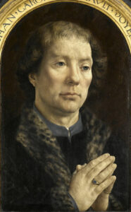Jan Gossaert, Portrait of Jean de Carondelet, 1517 Oil on wood, 16.5 x 10.6 in Louvre Museum, Paris