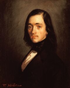 Jean-Francois Millet, Portrait of a Man, circa 1840 Oil on canvas, 23.2 x 18.5 in Tokyo Fuji Art Museum