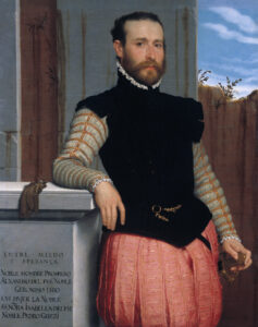 Giovanni Battista Moroni, Portrait of Prospero Alessandri, 1560 Oil on canvas, 41.3 x 33 in Liechtenstein Museum, Vienna