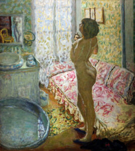 Pierre Bonnard, Nude Against the Light, 1908 Oil on canvas, 49 x 42.9 in Royal Museums of Fine Arts of Belgium, Brussels