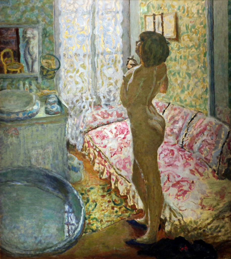 Pierre Bonnard, Nude Against the Light, 1908 Oil on canvas, 49 × 42.9 in Royal Museums of Fine Arts of Belgium, Brussels