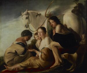 Paulus Bor, Scene from The Spanish Pagan, Oil on canvas, 48.7 × 58.2 in Centraal Museum Utrecht