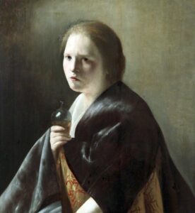 Paulus Bor, The Magdalen, circa 1635 Oil on panel, 25.8 x 23.9 in Walker Art Gallery, Liverpool