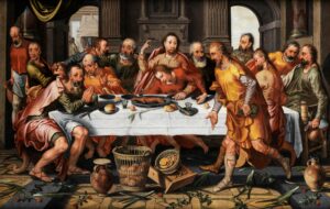 Pieter Aertsen, Last Supper, before 1575 Oil on canvas Private collection