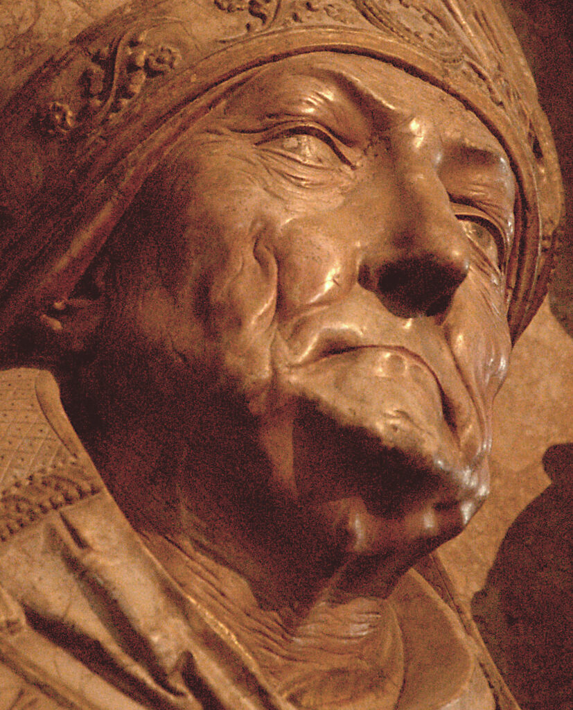 Tilman Riemenschneider, Detail of Face of Rudolf Von Scherenberg Würzburg Cathedral, Germany