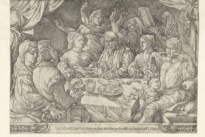 Jan Cornelisz Vermeyen, Spanish Brothel, 1545 Etching, 12.1 x 16.7 in Rijksmuseum, Amsterdam