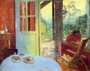 Pierre Bonnard, Dining Room in the Country, 1913 Oil on canvas, 64.7 x 80.9 Minneapolis Institute of Art