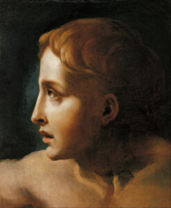 Théodore Géricault, Head of a Youth, between circa 1821 and circa 1824 Oil on canvas, 18.11 x 14.96 in Art Gallery of South Australia, Adelaide