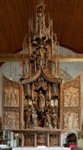 Tilman Riemenschneider, Altar of the Virgin, c. 1505-1508 Herrgottskirche, Creglingen, Germany