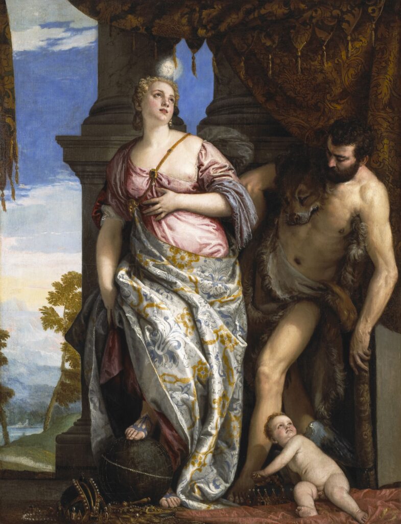 Paolo Veronese, Allegory of Wisdom and Strength, c 1565 Oil on canvas, 84.4 x 65.7 in Frick Collection, New York