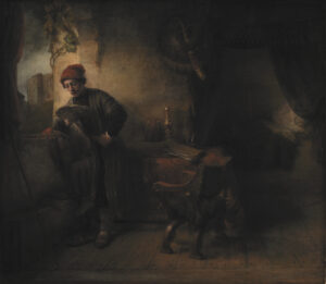 Willem Drost, Standing Young Man at the Window in his Study Reading, Known as"The Student," 1647 Oil on canvas, 31.2 × 34.9 in Statens Museum for Kunst, Copenhagen