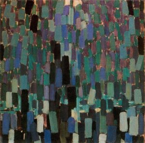 František Kupka, Nocturne, 1910 Oil on canvas, 26 x 26 in Private collection
