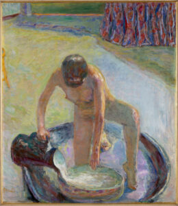 Pierre Bonnard, Nude Crouching on the Tub, 1918 Oil on canvas, 33.6 x 29.3 in Musée d'Orsay, Paris