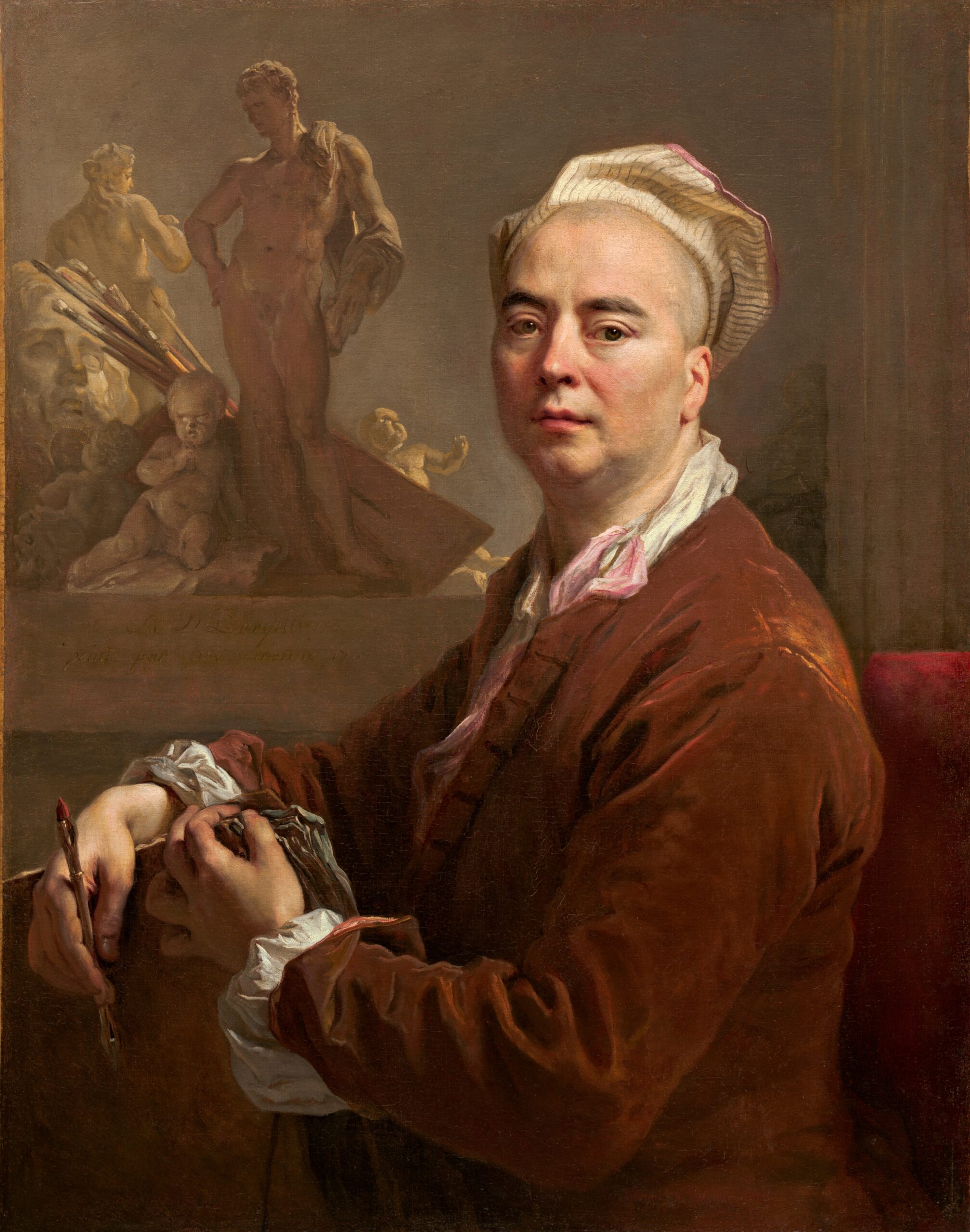 Nicolas de Largillière, Self-Portrait, 1707 Oil on canvas, 36.5 × 28.7 in National Gallery of Art, Washington DC
