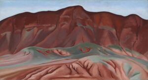 Georgia O'Keeffe, Purple Hills Ghost Ranch-2 / Purple Hills No II, 1934