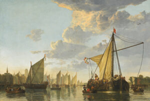 Aelbert Cuyp, The Maas at Dordrecht, c 1650 Oil on canvas, 45.23 x 67 in National Gallery of Art, London