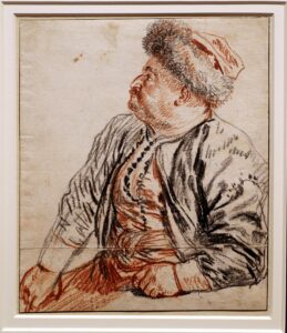 Jean-Antoine Watteau, Portrait of Hagopdjan of Deritchan, an Armenian who Accompanied the Persian Embassy to Versailles in 1715