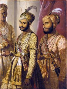 Tilly Kettle, Arcot Princes, c 1770 Oil on canvas, 50 x 38 in Private collection