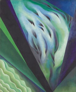 Georgia O'Keeffe, Blue and Green Music, 1919-1921 Oil on canvas, 22.9 x 19 in Art Institute of Chicago