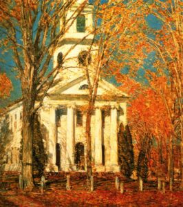 Childe Hassam, Church at Old Lyme, 1905 Oil on canvas Albright-Knox Art Gallery, Buffalo