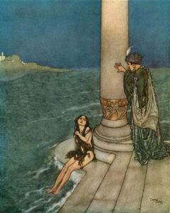 Edmond Dulac, Illustration for Hans Christian Andersen's "The Little Mermaid"