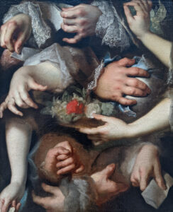 Nicolas de Largillière, Study of hands, 1710s Oil on canvas, 25.5 x 20.8 in Louvre Museum, Paris