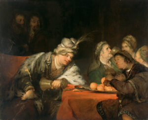 Aert de Gelder, The Banquet of Ahasuerus, 1680s Oil on canvas, 44.01 x 55 in Getty Center, Los Angeles