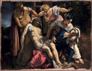 Tintoretto, Deposition of Christ, c 1562 Oil on canvas, 89.4 x 115.7 in Gallerie dell’Accademia, Venice