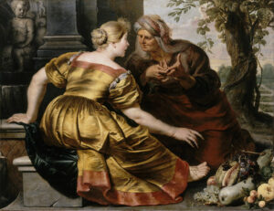 Cornelis de Vos, Vertumnus and Pomona, between 1631 and 1635 Oil on canvas, 54.7 x 31.4 in Louvre Museum, Paris