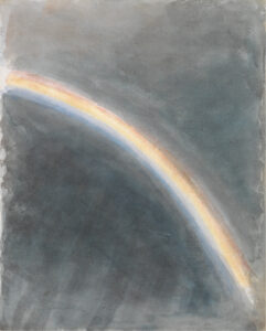 John Constable, Sky Study with Rainbow, 1827 Watercolor on medium, smooth, blued white wove paper, 8.85 x 7.24 in Yale Center for British Art