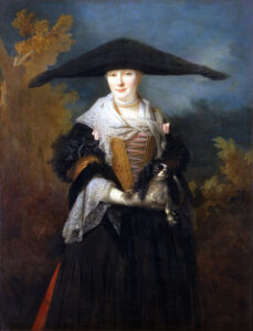 Nicolas de Largillière, La Belle Strasbourgeoise, 1703 Oil on canvas, 54 × 42 in Musée des Beaux-Arts, Strasbourg