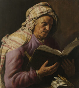 Jan Lievens, Old Woman Reading, between 1626 and 1633 Oil on panel, 30.7 x 26.7 in Rijksmuseum, Amsterdam