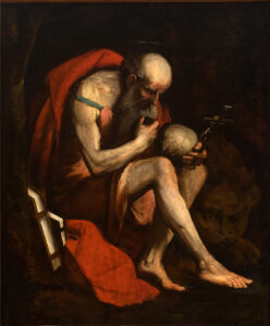 Luca Cambiaso, Saint Jerome, from 1560 until 1580 Oil on canvas, 46.4 x 38.5 in Museu Nacional de Belas Artes, Rio de Janeiro
