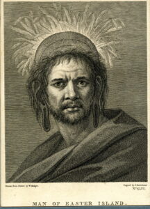 William Hodges, Man of Easter Island, 1777 Engraving British Museum, London