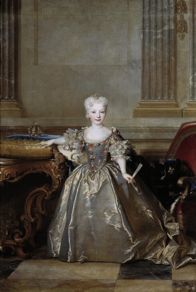 Nicolas de Largillière, Mariana Victoria of Spain, 1724 Oil on canvas, 72.4 × 49.2 in Museo del Prado, Madrid