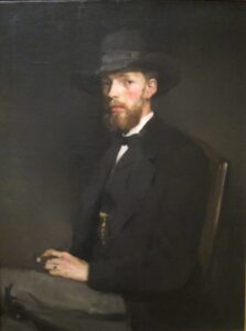 Frank Duveneck, Professor Ludwig Loefftz, circa 1873 Oil on canvas, 37.9 x 28.7 in Cincinnati Art Museum