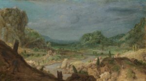 Hercules Seghers, River Valley, between 1626 and 1630 Oil on panel, 11.8 x 21 in Rijksmuseum, Amsterdam