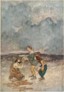 Edmond Dulac, Illustration for "Shakespeare's Comedy of the Tempest," 1915