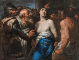 Domenico Antonio Vaccaro, Martyrdom of St Agatha, between c 1635 and c 1640 Oil on canvas, 48 x 62.5 in Musée Fabre, Montpellier, France