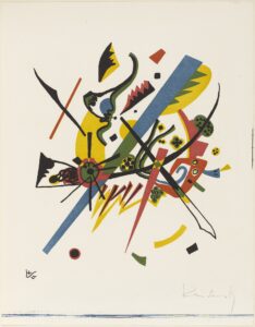 Wassily Wassilyevich Kandinsky, Small Worlds I, 1922 Lithograph, 9 3/4 x 8 9/16 in National Gallery of Denmark, Copenhagen
